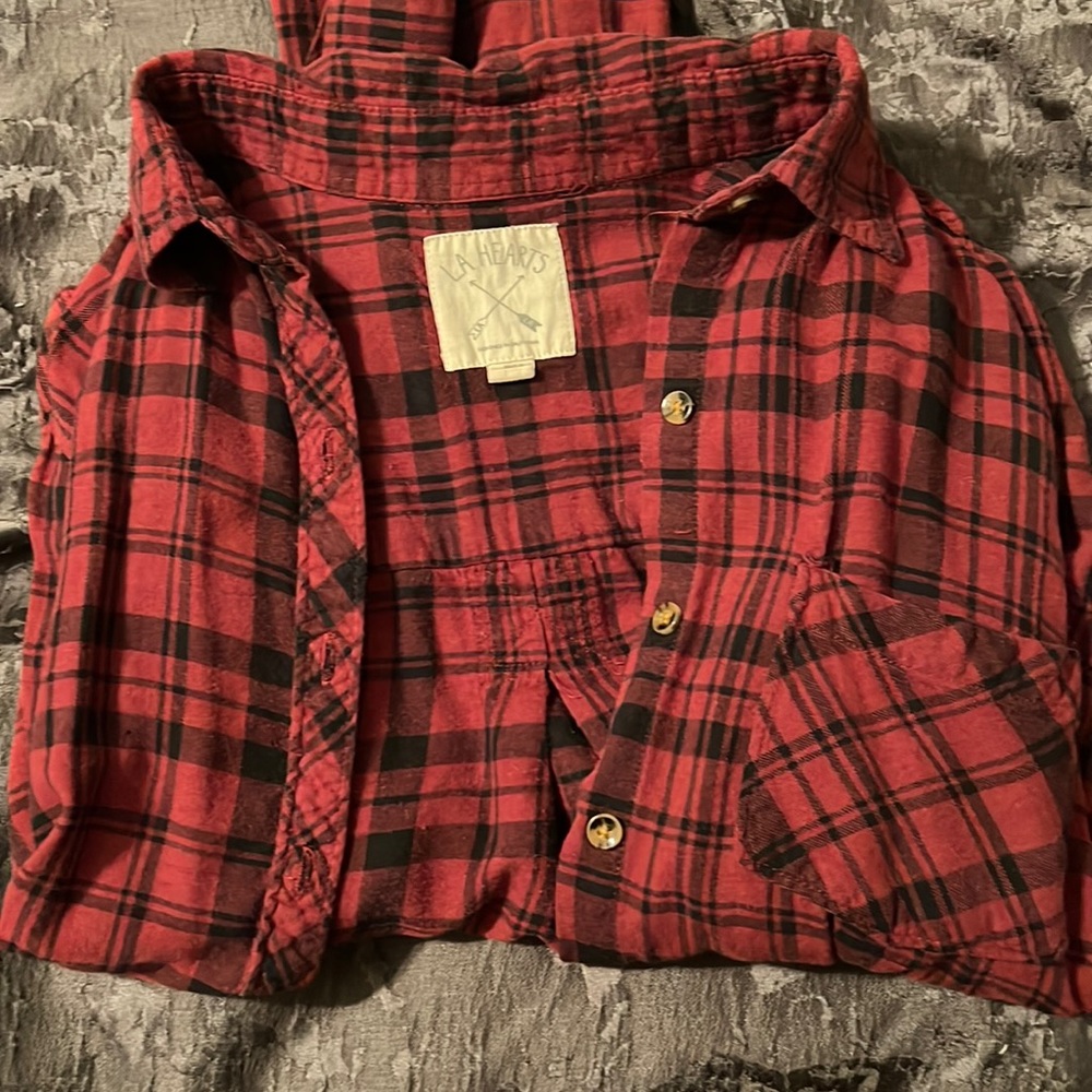LA HEARTS FLANNEL